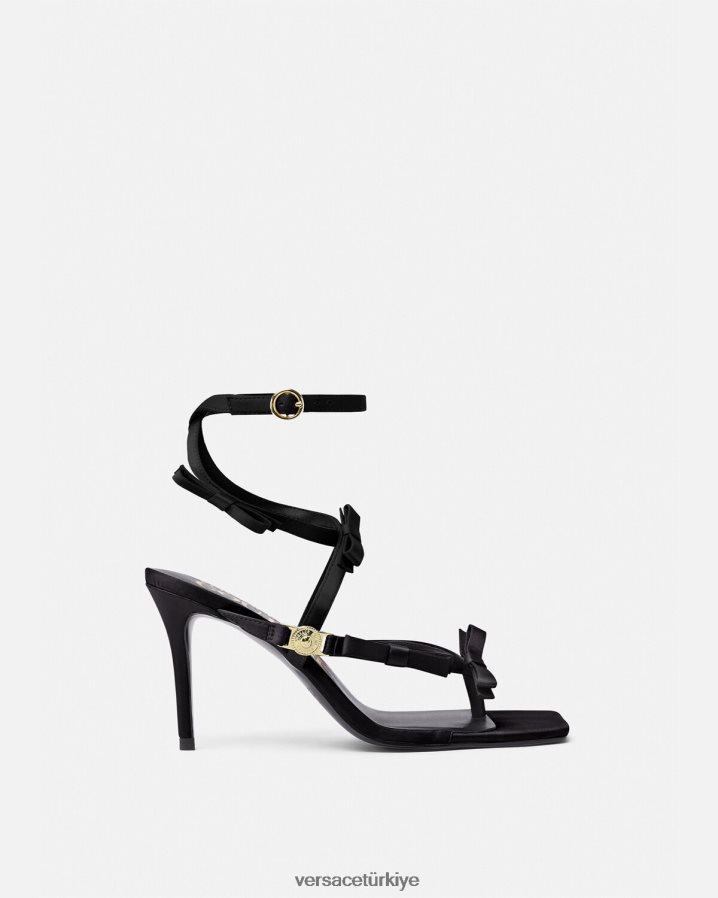 Versace emily yay sandalet kadınlar siyah ayakkabı B0HHR82283