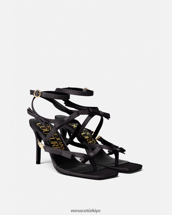 Versace emily yay sandalet kadınlar siyah ayakkabı B0HHR82283