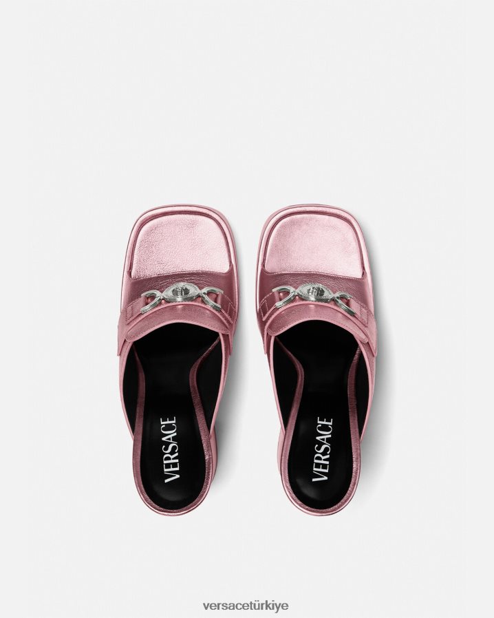 Versace medusa '95 platform katırları kadınlar pembe ayakkabı B0HHR8444