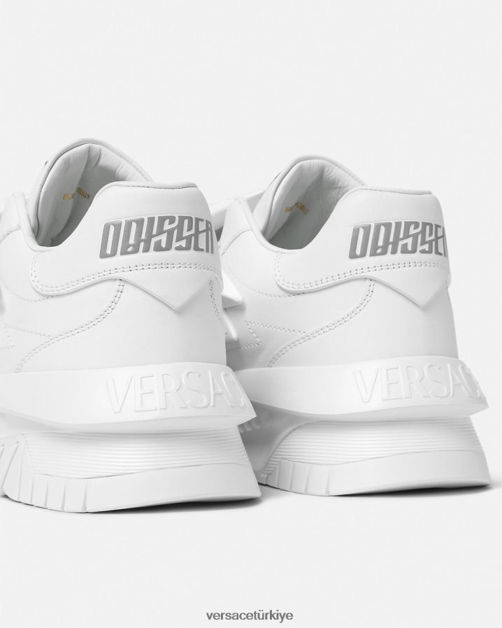 Versace Odissea spor ayakkabıları kadınlar beyaz ayakkabı B0HHR8505