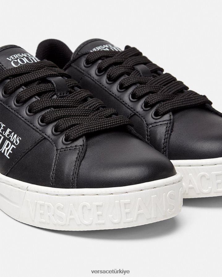 Versace mahkeme 88 spor ayakkabı kadınlar siyah ayakkabı B0HHR82314