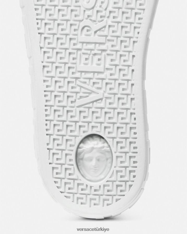 Versace tanrıça greca spor ayakkabıları kadınlar beyaz ayakkabı B0HHR8510