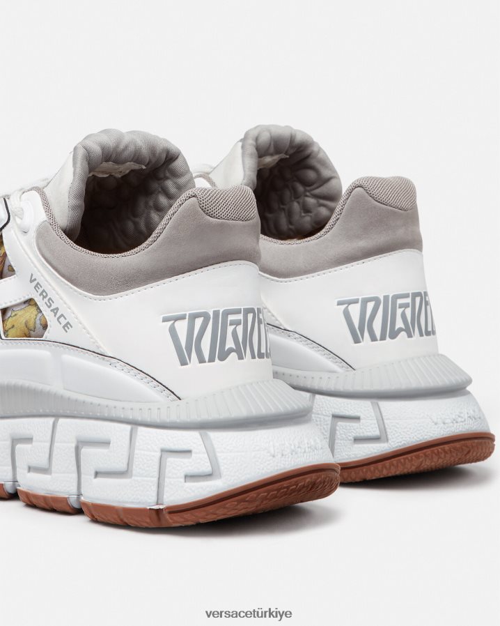 Versace trigreca spor ayakkabı kadınlar beyaz ayakkabı B0HHR8508