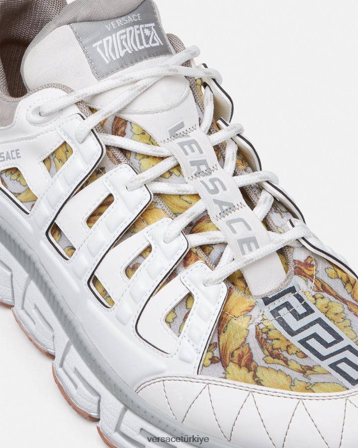 Versace trigreca spor ayakkabı kadınlar beyaz ayakkabı B0HHR8508