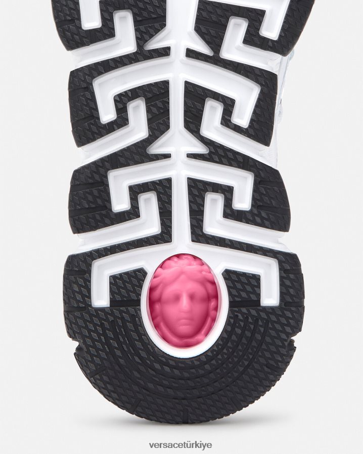 Versace trigreca spor ayakkabı kadınlar beyaz ayakkabı B0HHR8509