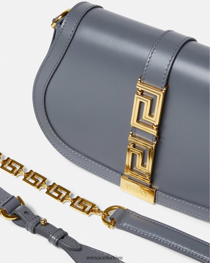 Versace Greca tanrıçası omuz çantası kadınlar tek renk çanta B0HHR8267