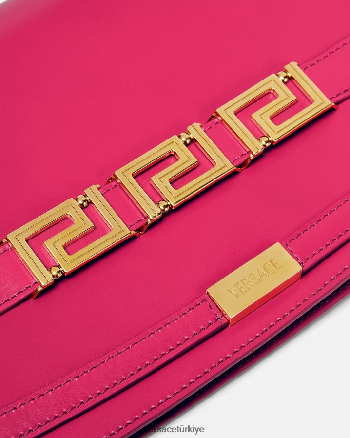 Versace greca tanrıçası debriyajı kadınlar pembe çanta B0HHR8262