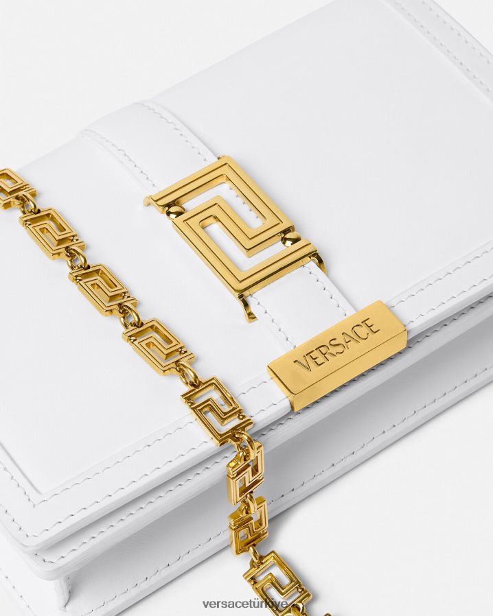 Versace greca tanrıçası mini çanta kadınlar beyaz çanta B0HHR8257