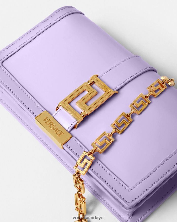 Versace greca tanrıçası mini çanta kadınlar leylak çanta B0HHR8269