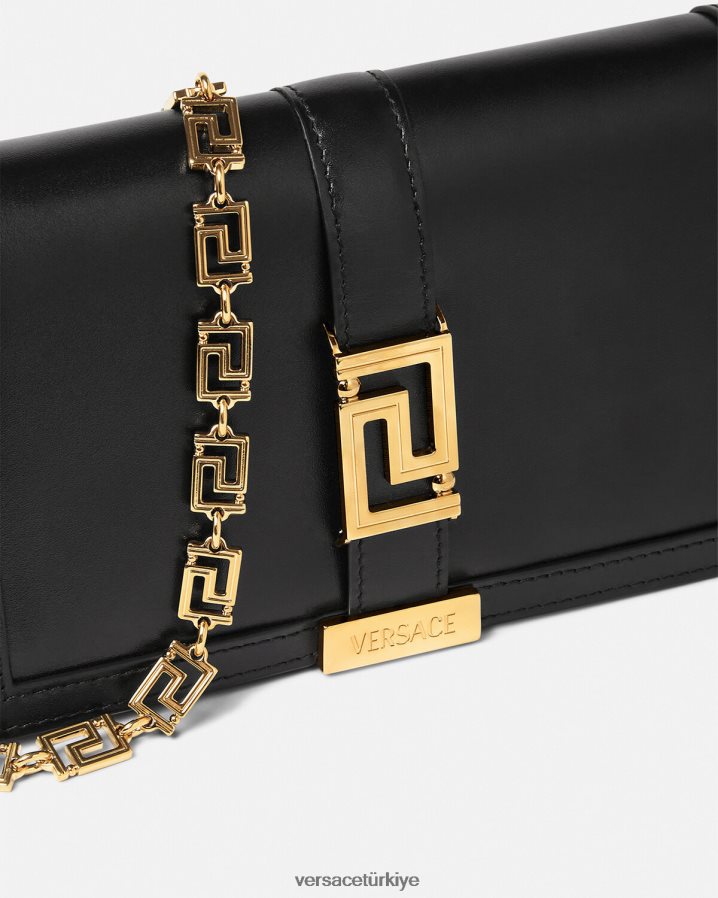 Versace greca tanrıçası mini çanta kadınlar siyah çanta B0HHR8256