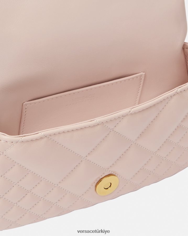 Versace greca tanrıçası mini omuz çantası kadınlar açık pembe çanta B0HHR8243