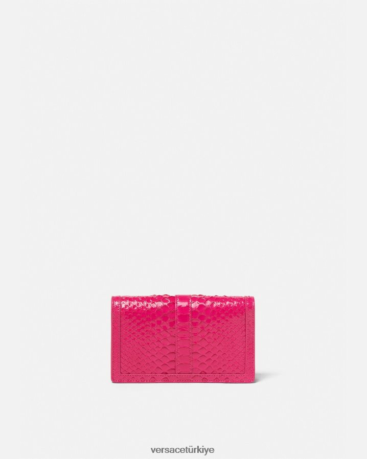 Versace greca tanrıçası python mini çanta kadınlar pembe çanta B0HHR8258