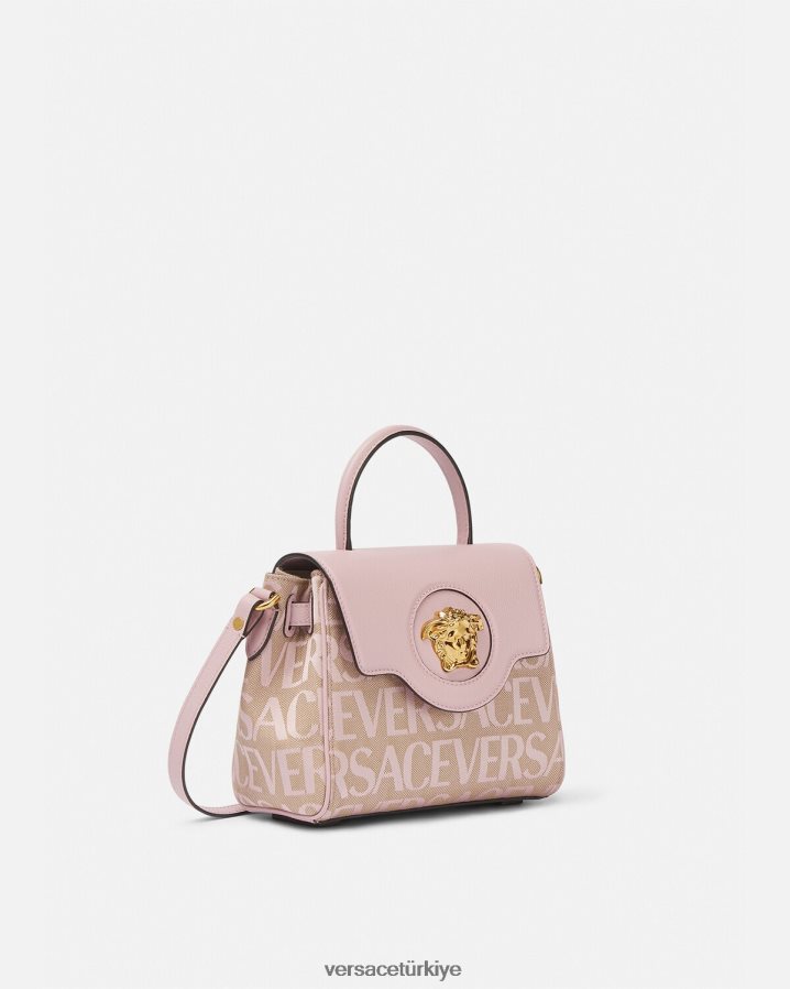 Versace allover la medusa küçük çanta kadınlar pembe ve baskı çanta B0HHR8326
