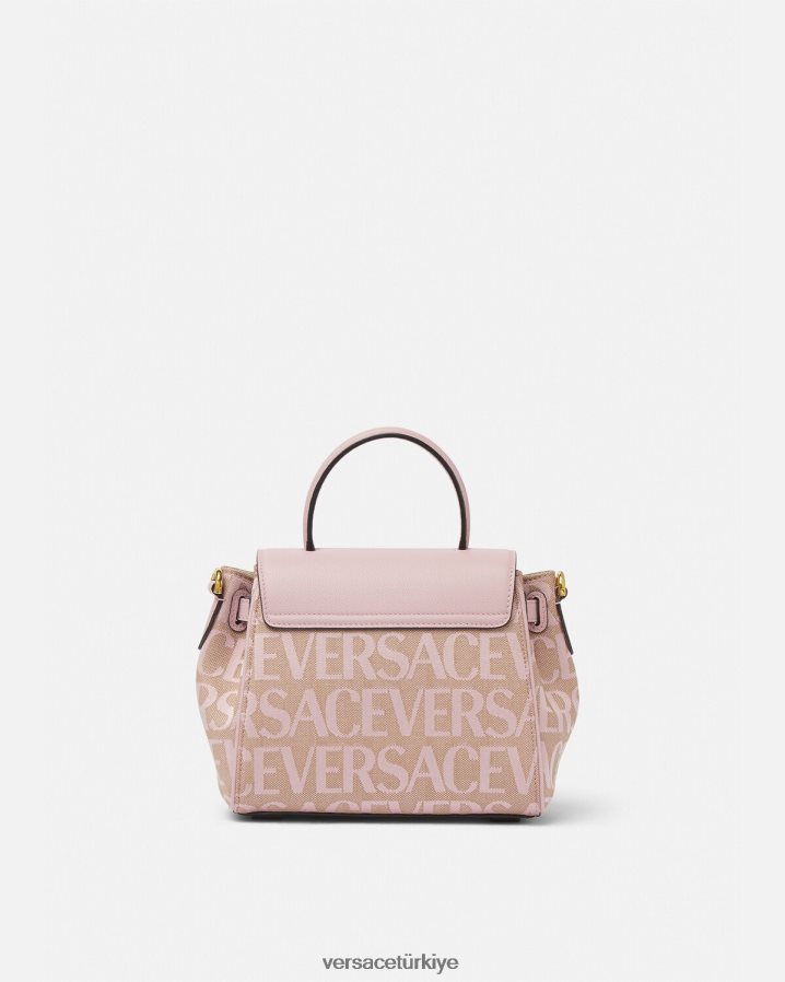 Versace allover la medusa küçük çanta kadınlar pembe ve baskı çanta B0HHR8326