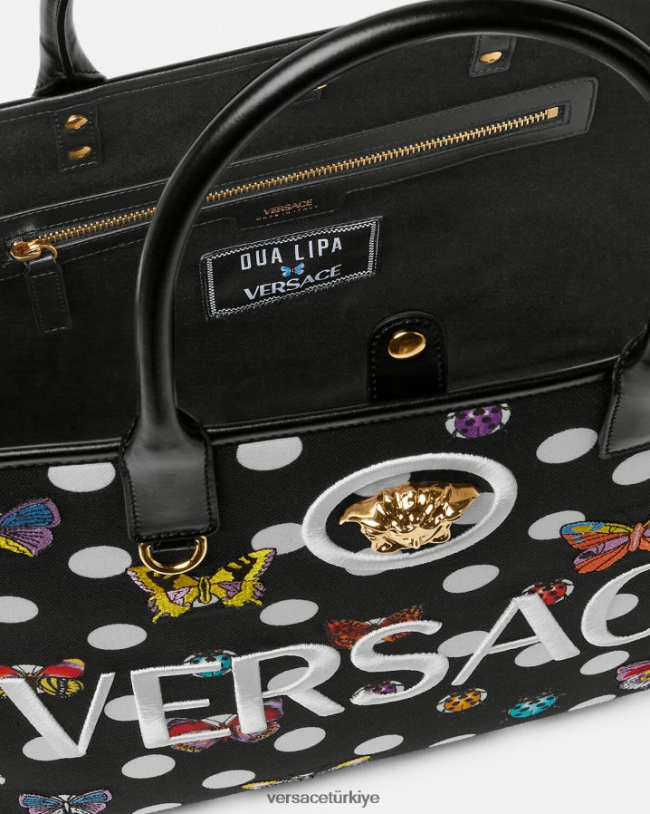 Versace kelebekler büyük taşıma çantası kadınlar Yazdır çanta B0HHR8300