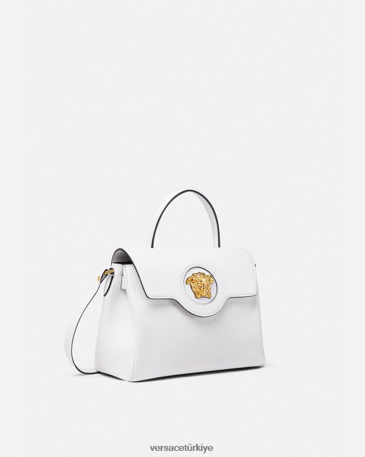 Versace la medusa çanta kadınlar beyaz çanta B0HHR8343