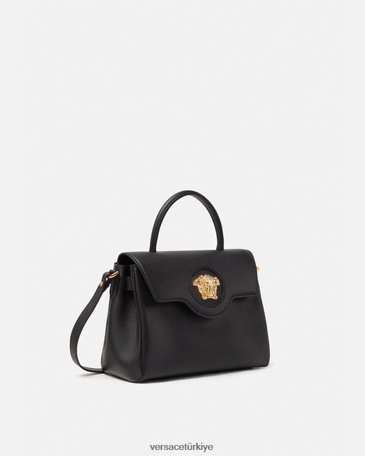 Versace la medusa çanta kadınlar siyah çanta B0HHR8342