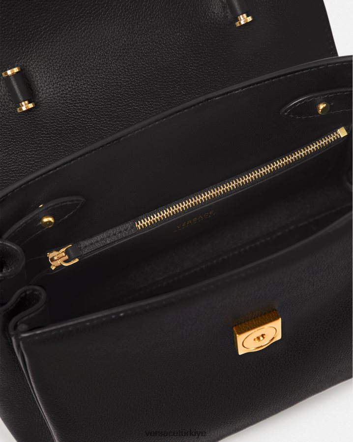 Versace la medusa çanta kadınlar siyah çanta B0HHR8342