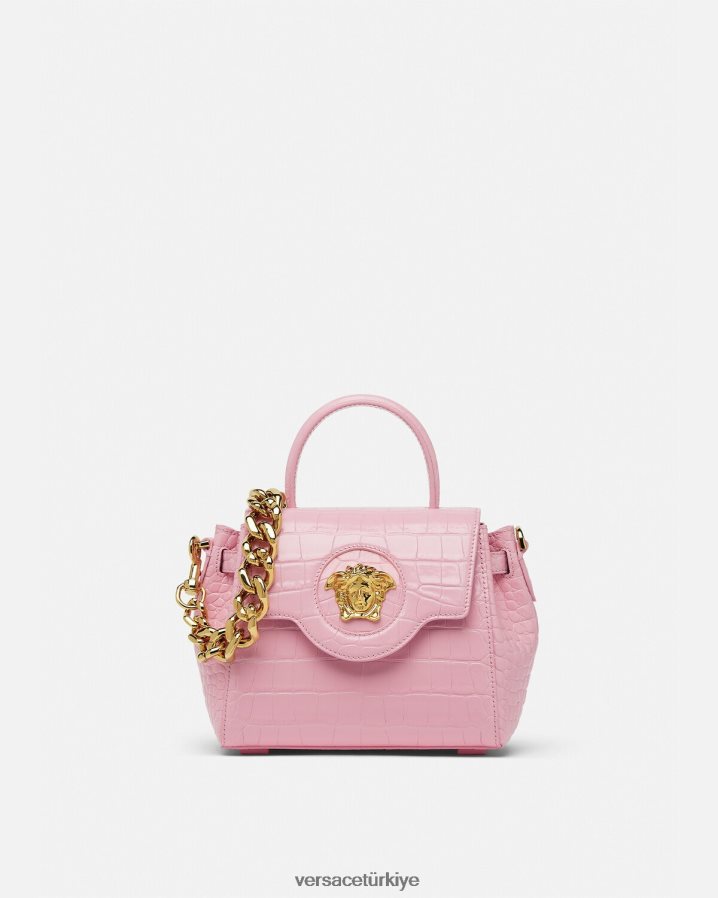 Versace la medusa küçük çanta kadınlar pembe çanta B0HHR8337