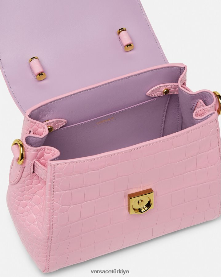 Versace la medusa küçük çanta kadınlar pembe çanta B0HHR8337