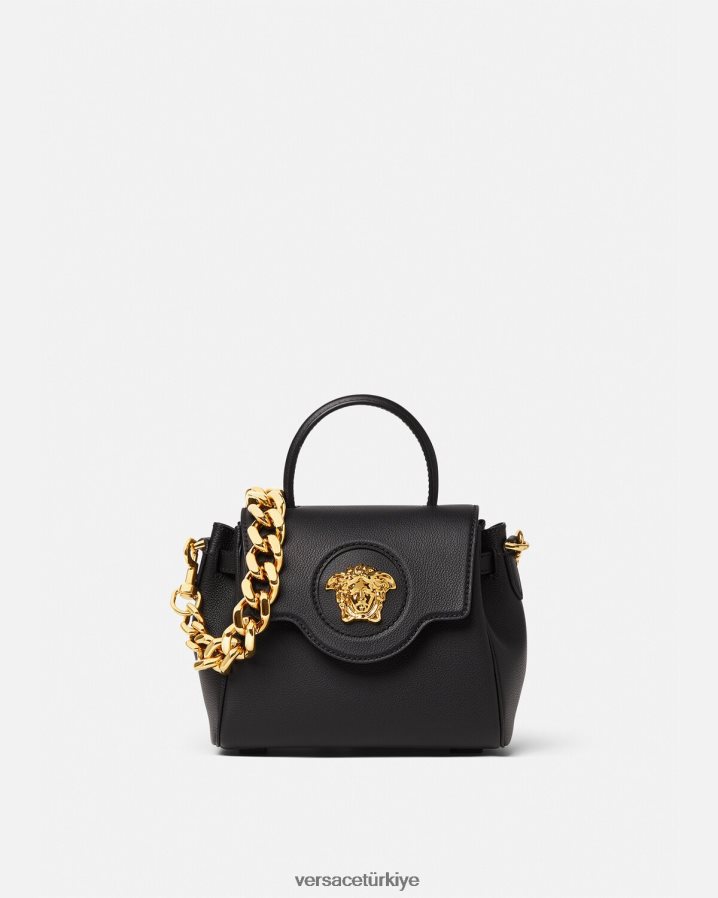 Versace la medusa küçük çanta kadınlar siyah çanta B0HHR8334