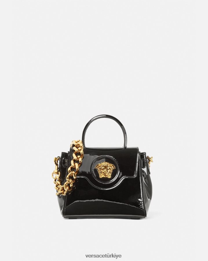Versace la medusa küçük çanta kadınlar siyah çanta B0HHR8361
