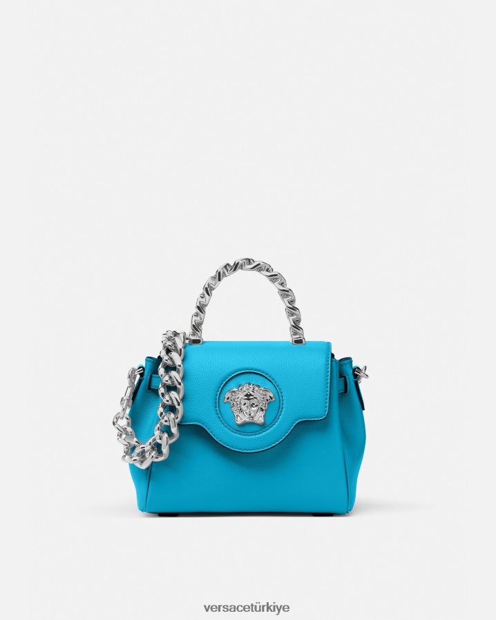 Versace la medusa küçük çanta kadınlar turkuaz çanta B0HHR8333