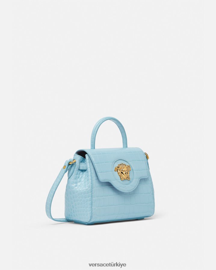 Versace la medusa küçük çanta kadınlar turkuaz çanta B0HHR8336