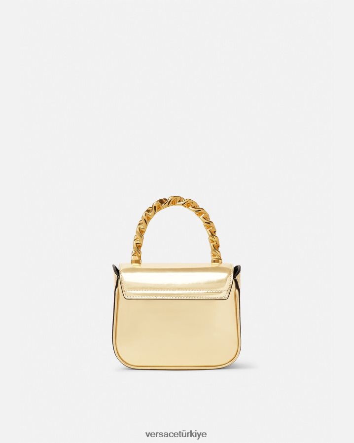 Versace la medusa mini çanta kadınlar altın çanta B0HHR8310
