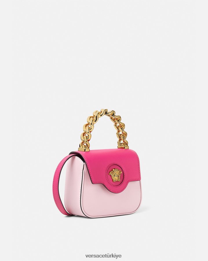 Versace la medusa mini çanta kadınlar tek renk çanta B0HHR8357