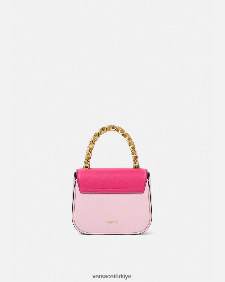 Versace la medusa mini çanta kadınlar tek renk çanta B0HHR8357
