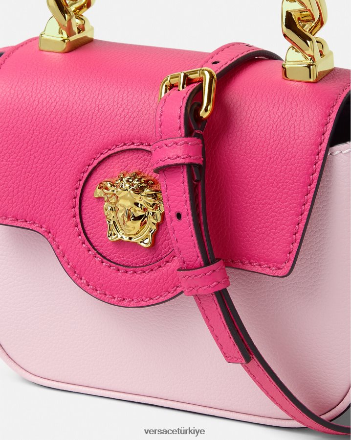Versace la medusa mini çanta kadınlar tek renk çanta B0HHR8357
