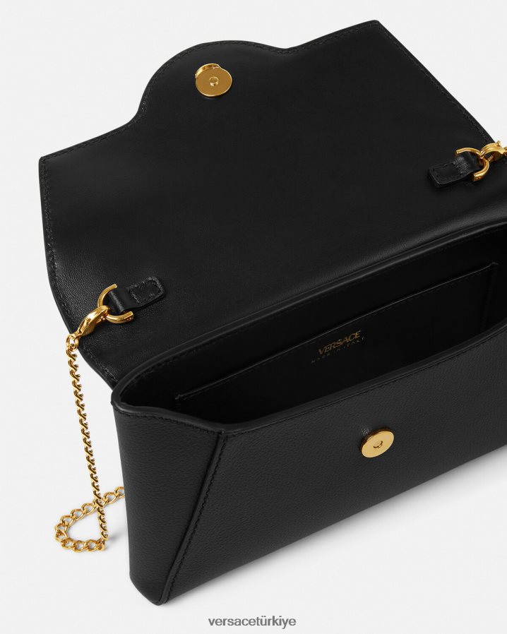 Versace la medusa zarf debriyajı kadınlar siyah çanta B0HHR8348