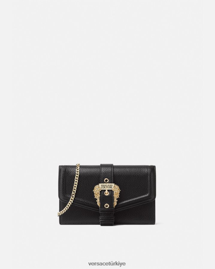 Versace couture1 omuz çantası kadınlar siyah çanta B0HHR82318