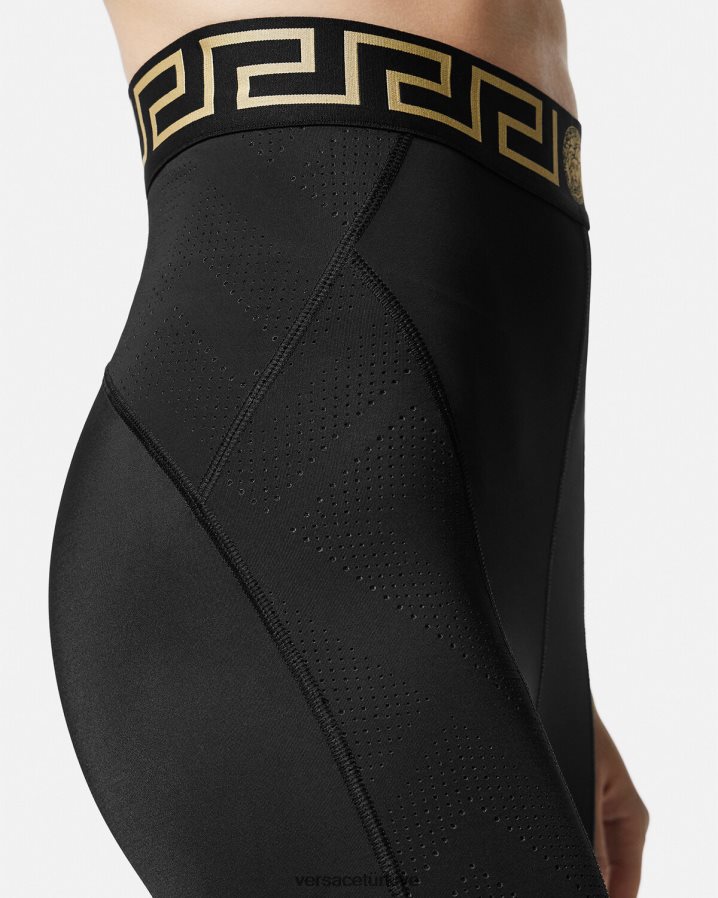 Versace Greca tayt kadınlar siyah Giyim B0HHR8235