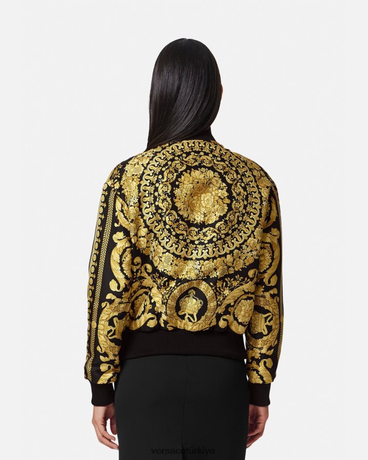 Versace barocco çift taraflı bomber ceket kadınlar Yazdır Giyim B0HHR888