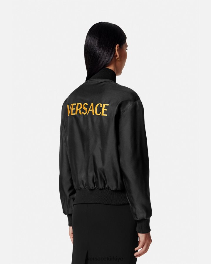Versace barocco çift taraflı bomber ceket kadınlar Yazdır Giyim B0HHR888