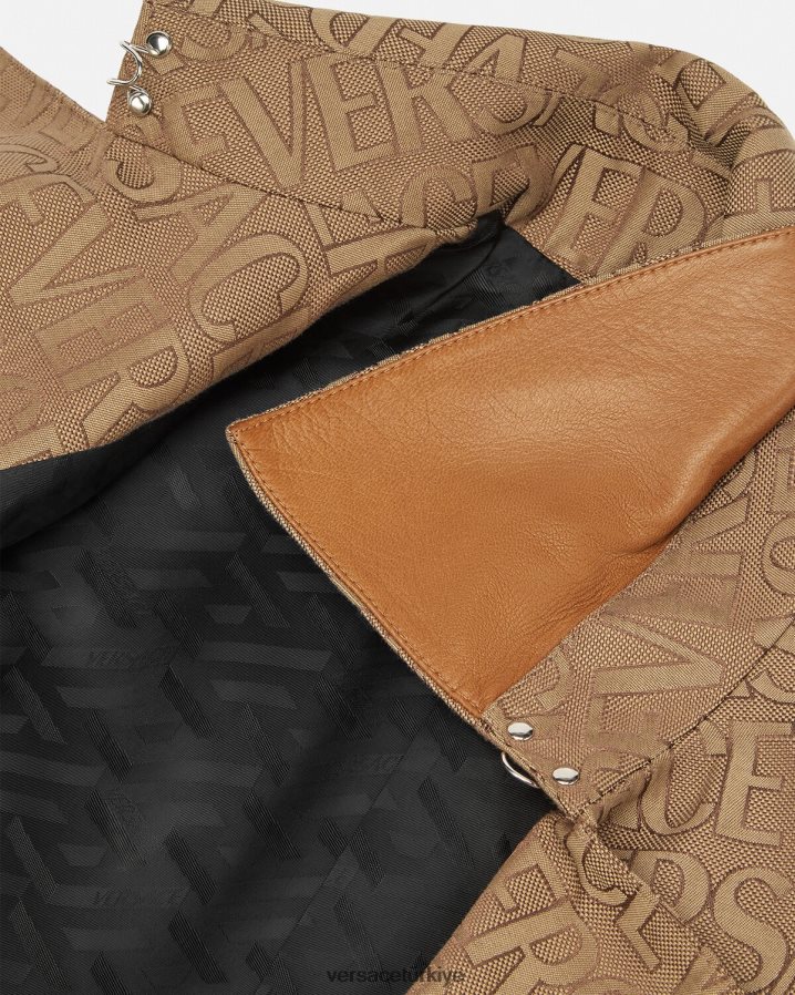 Versace boydan boya trençkot kadınlar Yazdır Giyim B0HHR882