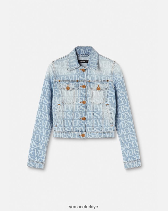 Versace genel denim ceket kadınlar mavi Giyim B0HHR887