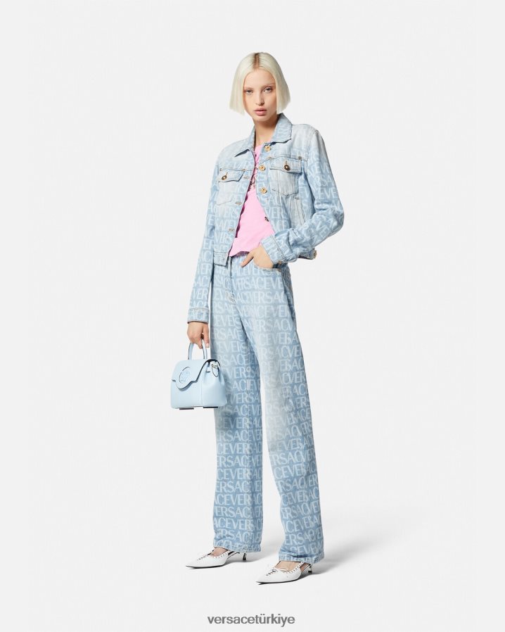 Versace genel denim ceket kadınlar mavi Giyim B0HHR887