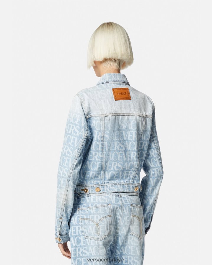 Versace genel denim ceket kadınlar mavi Giyim B0HHR887