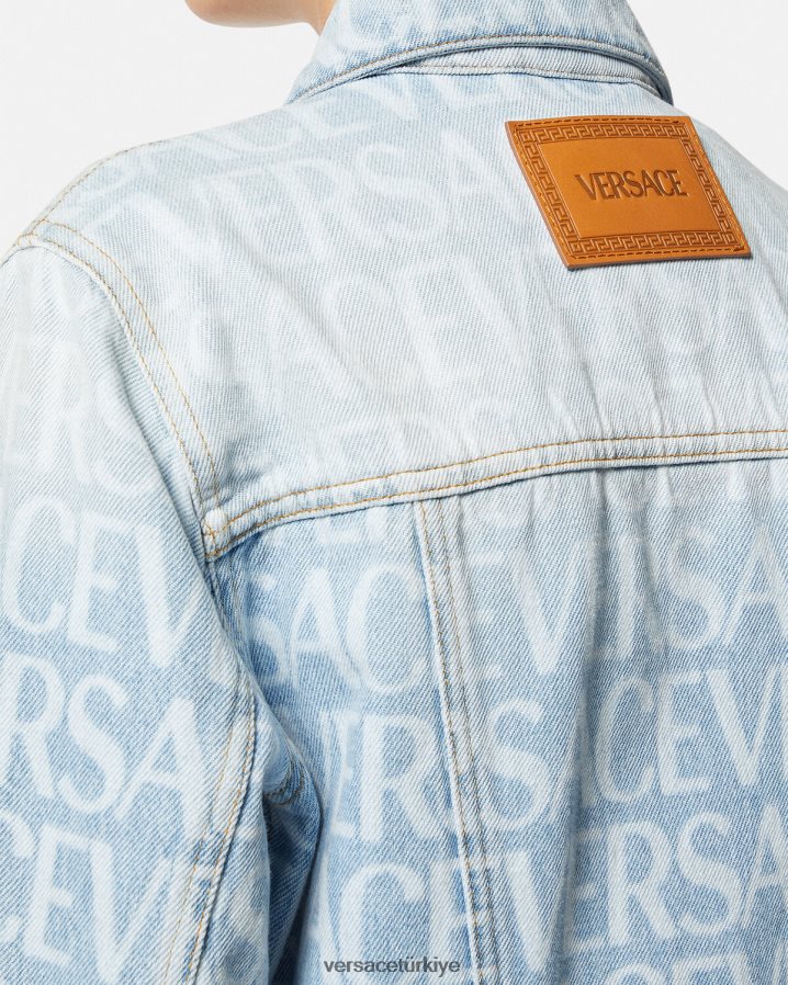 Versace genel denim ceket kadınlar mavi Giyim B0HHR887