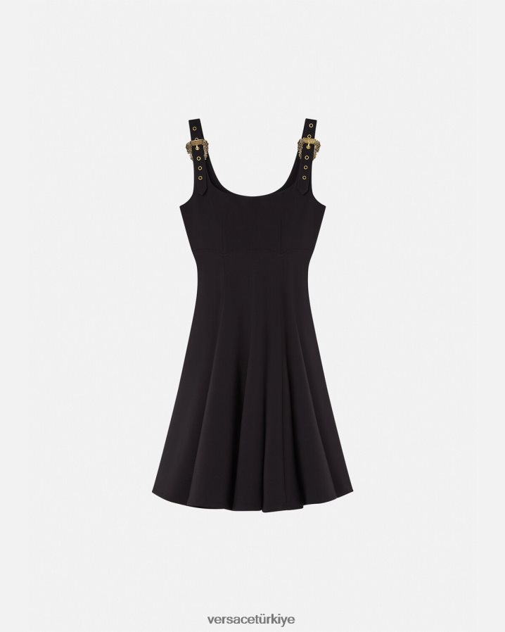Versace barok couture1 tokalı elbise kadınlar siyah Giyim B0HHR82198