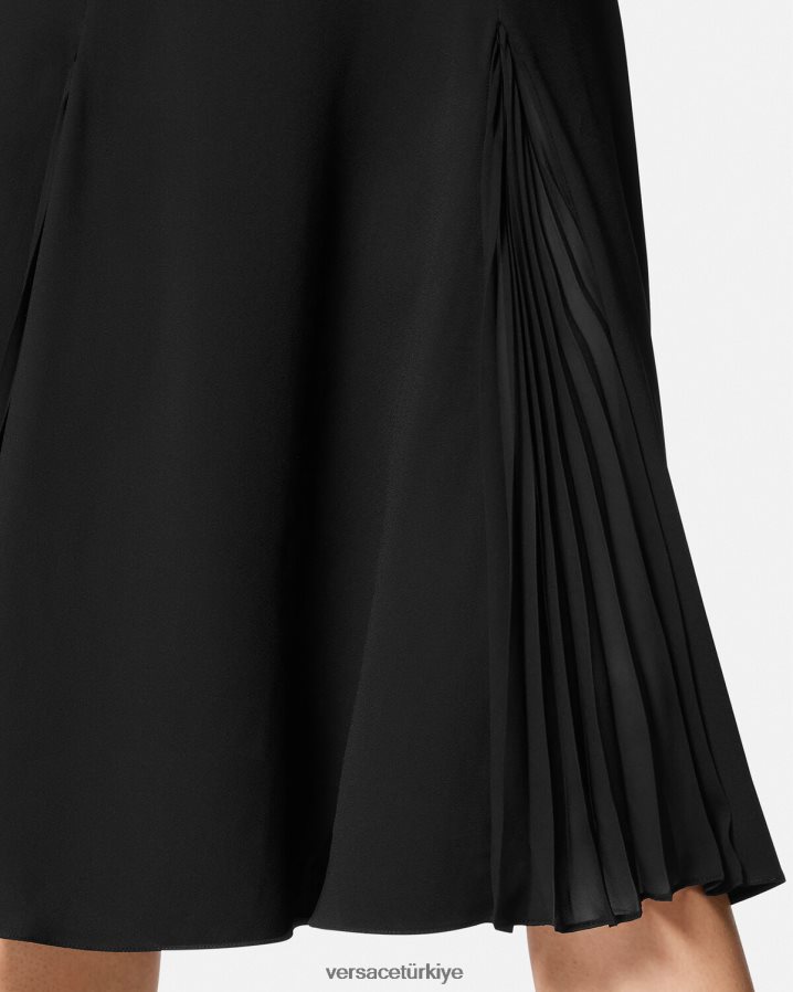 Versace medusa '95 midi elbise kadınlar siyah Giyim B0HHR841