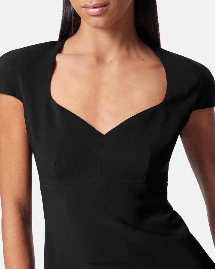 Versace mini elbise kadınlar siyah Giyim B0HHR843