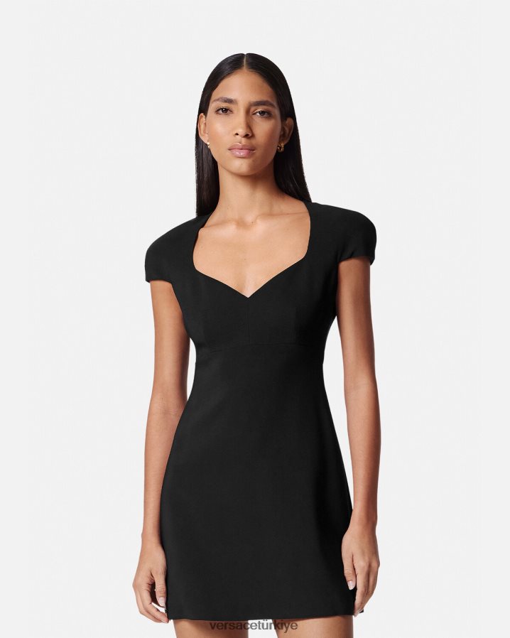 Versace mini elbise kadınlar siyah Giyim B0HHR843