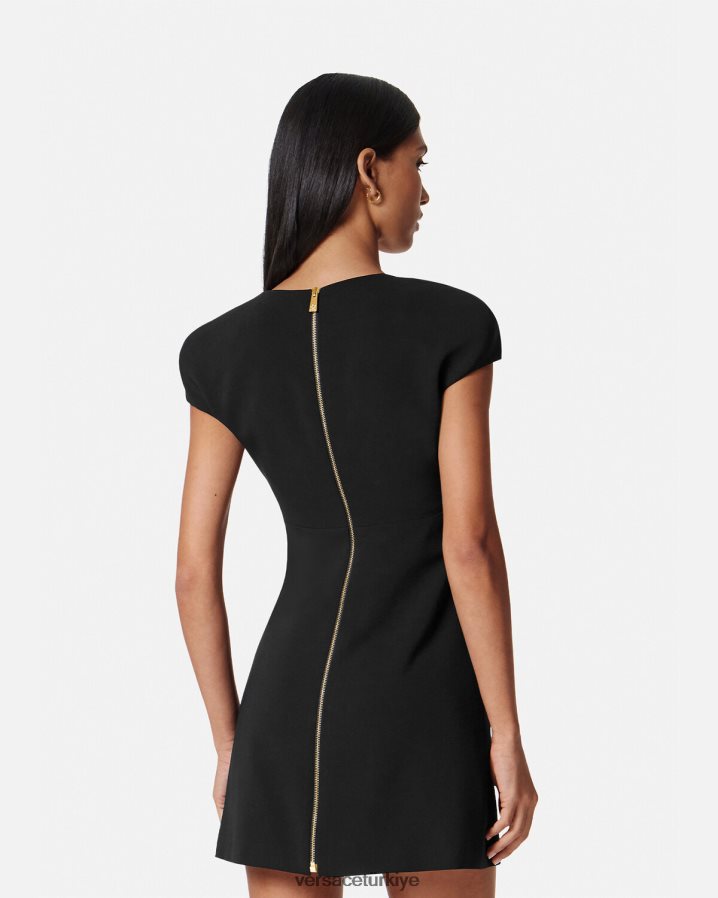 Versace mini elbise kadınlar siyah Giyim B0HHR843