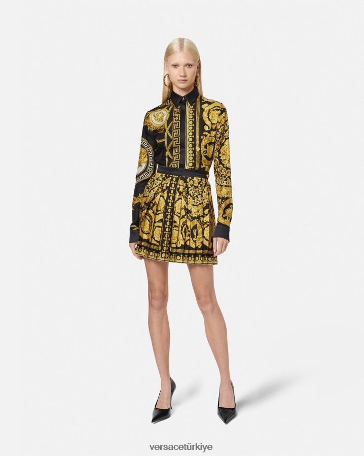 Versace barok pilili etek kadınlar Yazdır Giyim B0HHR8169