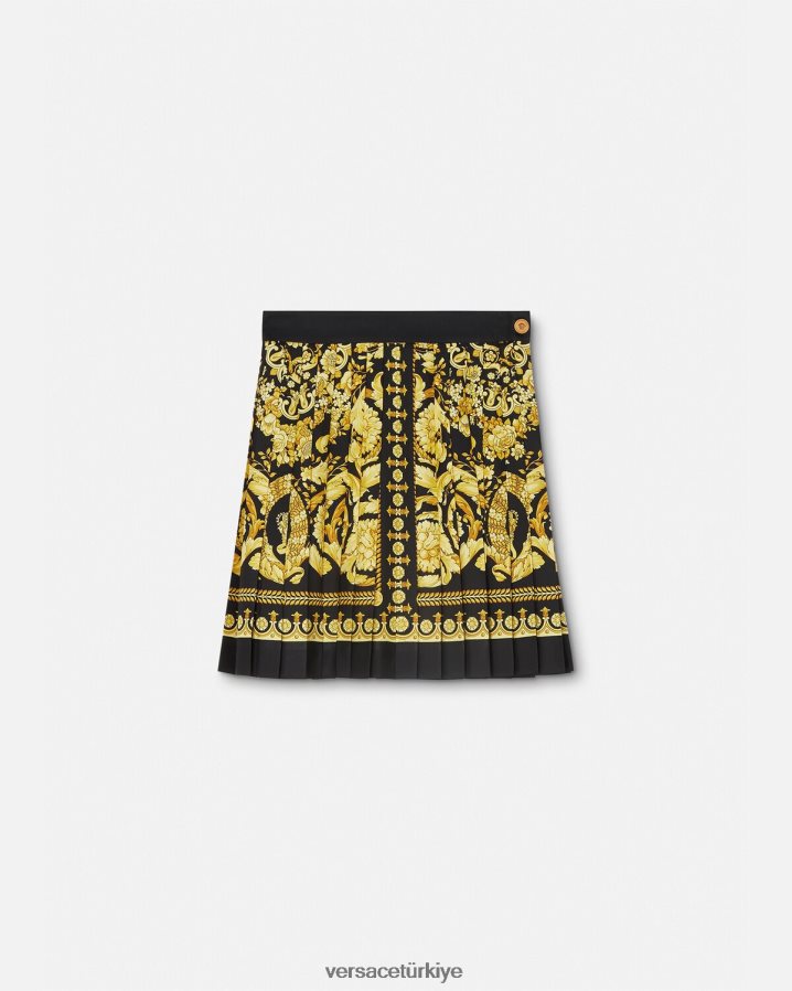 Versace barok pilili ipek etek kadınlar Yazdır Giyim B0HHR8170