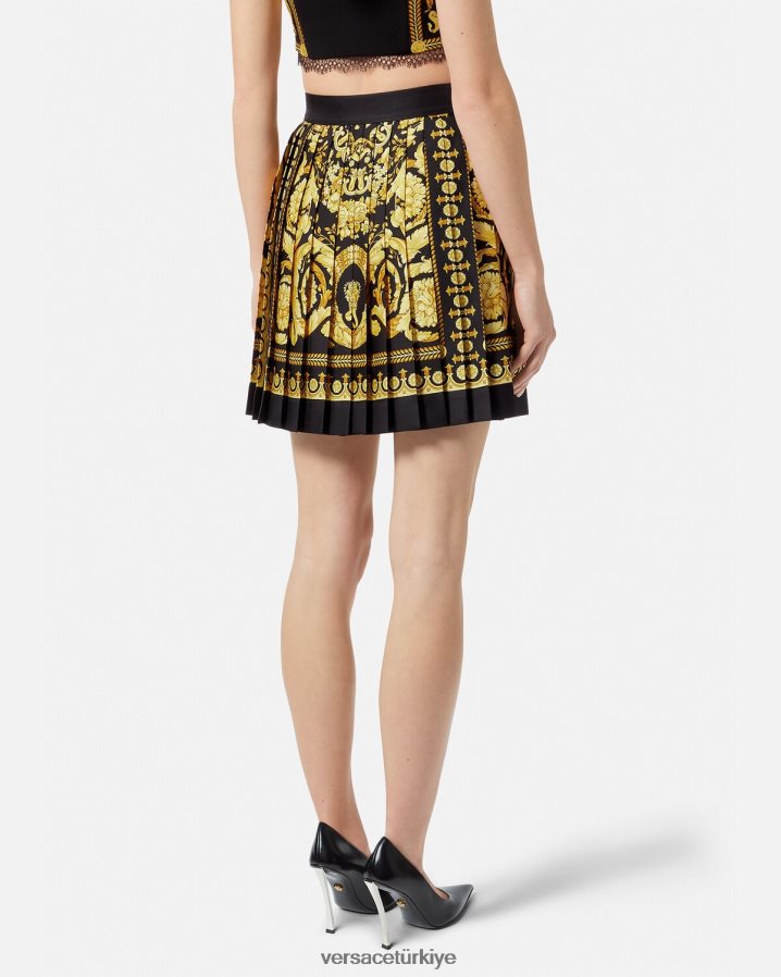 Versace barok pilili ipek etek kadınlar Yazdır Giyim B0HHR8170